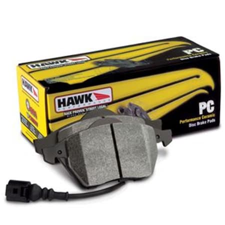 Hawk Performance Ceramic Brake Pads for 1995-1996 Ferrari 456 GT, Black Powder Coat HB141Z.650